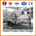 Mobile concrete mixer plant with CE